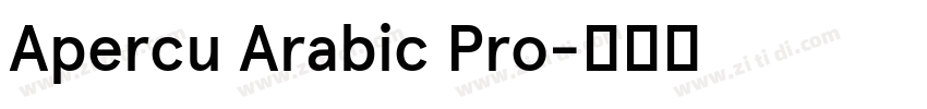 Apercu Arabic Pro字体转换 Apercu Arabic Pro字体转换